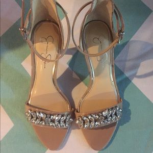 Jessica Simpson Rhinestone Heels